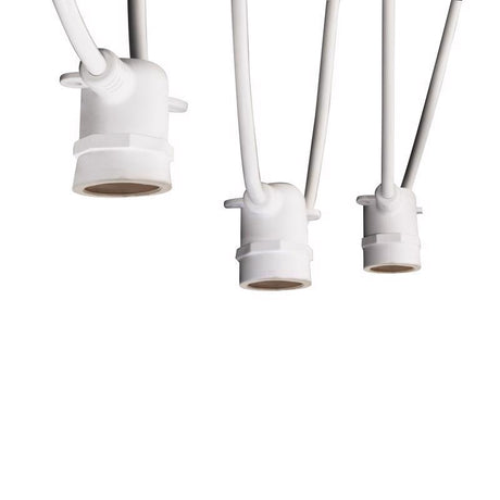 Feit LED Mix N Match Socket String Light Strand Clear 10 ft. 5 lights