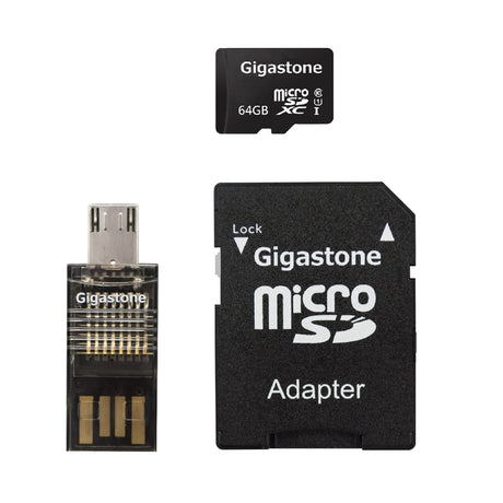 Gigastone 64 GB Micro SD Flash Memory Universal Pack 1 pk