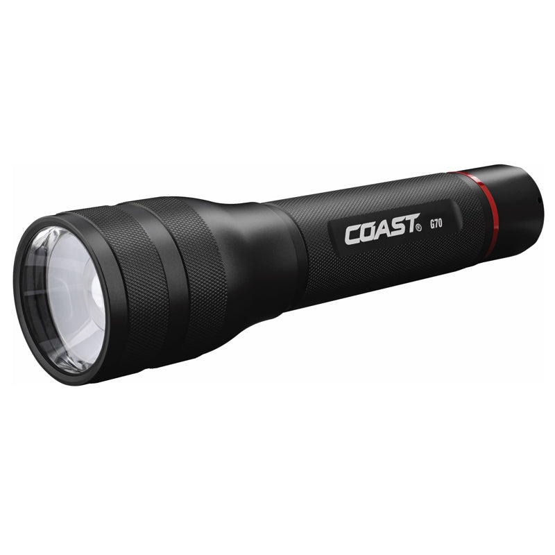 Coast G70 1750 lm Black LED Flashlight AA Battery