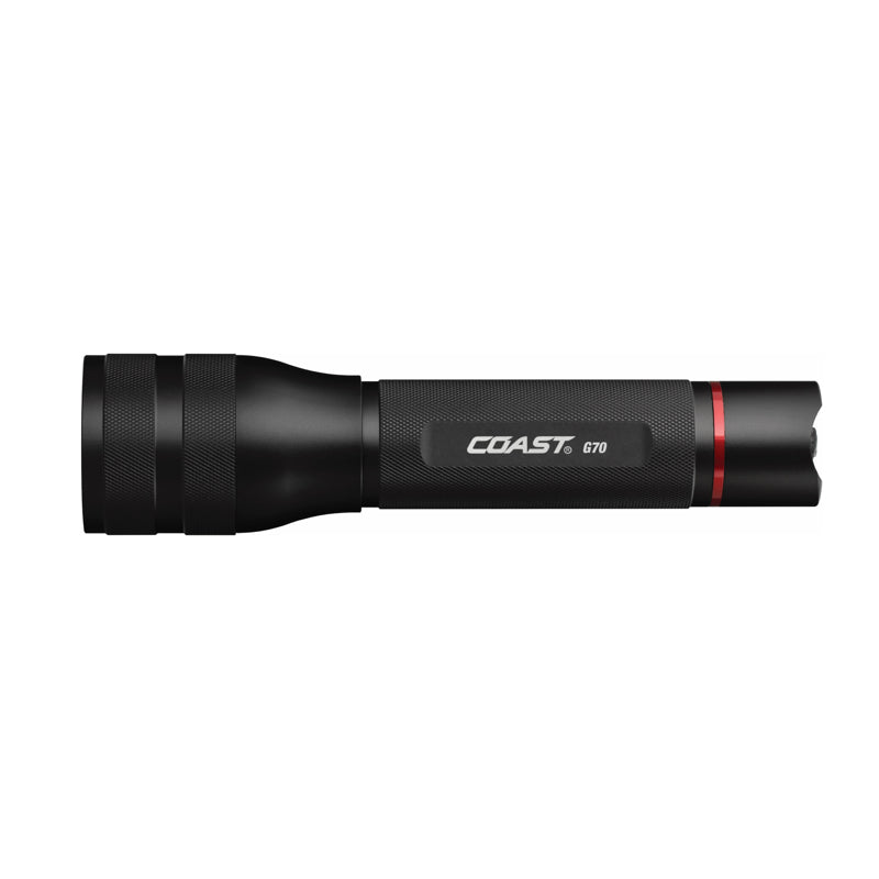 Coast G70 1750 lm Black LED Flashlight AA Battery