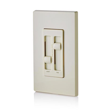 Feit 3.6 in. Concrete Beige/White Cube Lamp Base