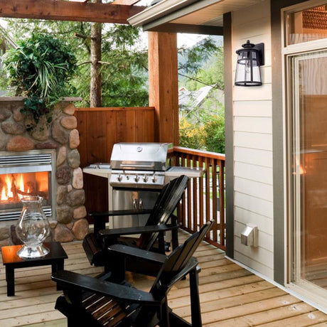 Globe Electric Vintage 1-Light Natural Bronze Ezekiel Wall Sconce