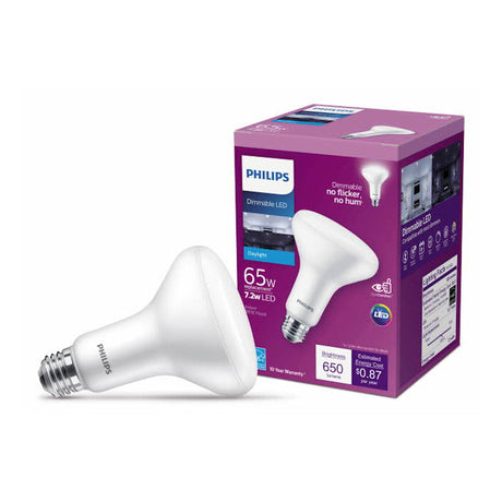 Philips BR30 E26 (Medium) LED Floodlight Bulb Daylight 65 Watt Equivalence 1 pk