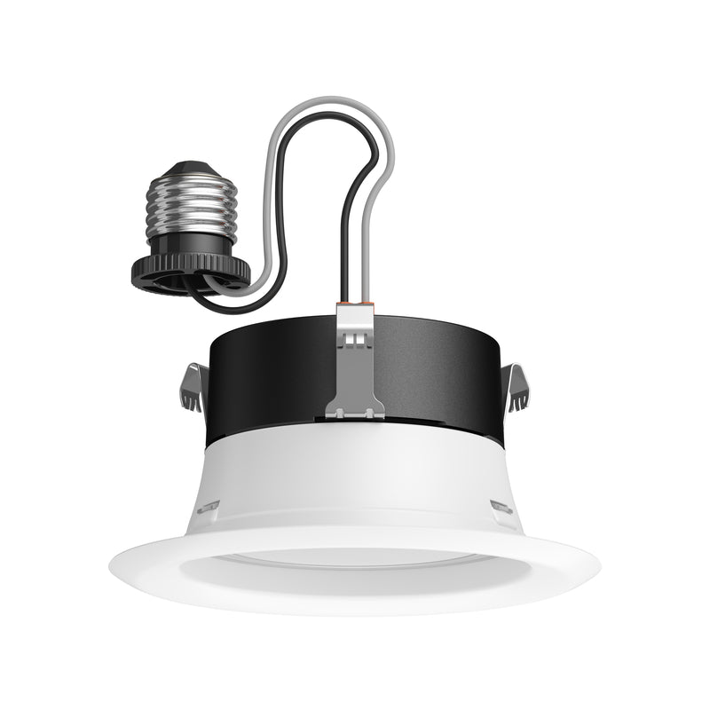 Philips Hue White 4 in. W LED Smart-Enabled Retrofit Kit 9.5 W