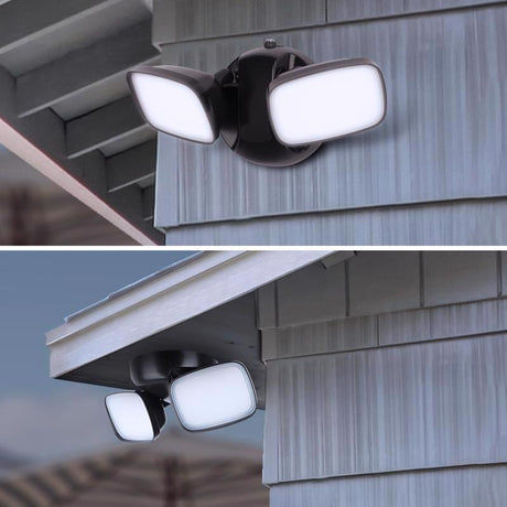 Feit LED Dusk to Dawn Hardwired LED Bronze Security Floodlight