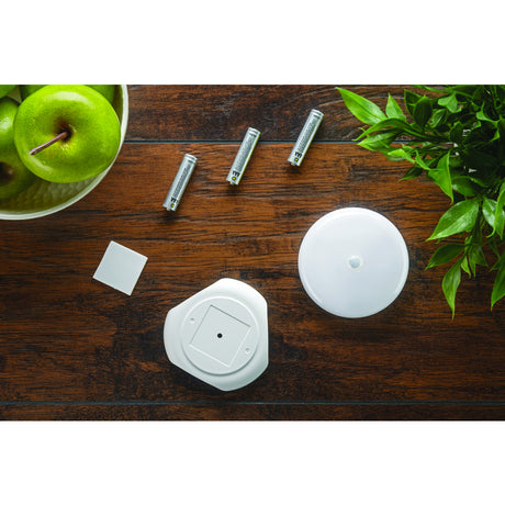 Mr. Beams White Battery Powered LED Puck Light 2 pk