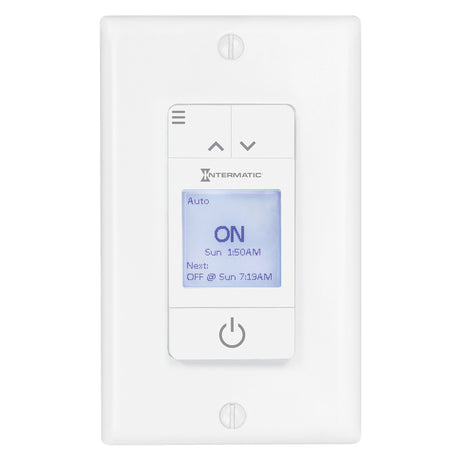 Intermatic Ascend Indoor and Outdoor Heavy Duty 7 Day Programmable Timer 120 V White