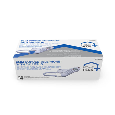 Home Plus 1 Handle Analog Telephone White