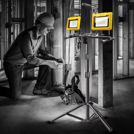 Feit Pro Series 6000 lm LED Dual Power Tripod Work Light