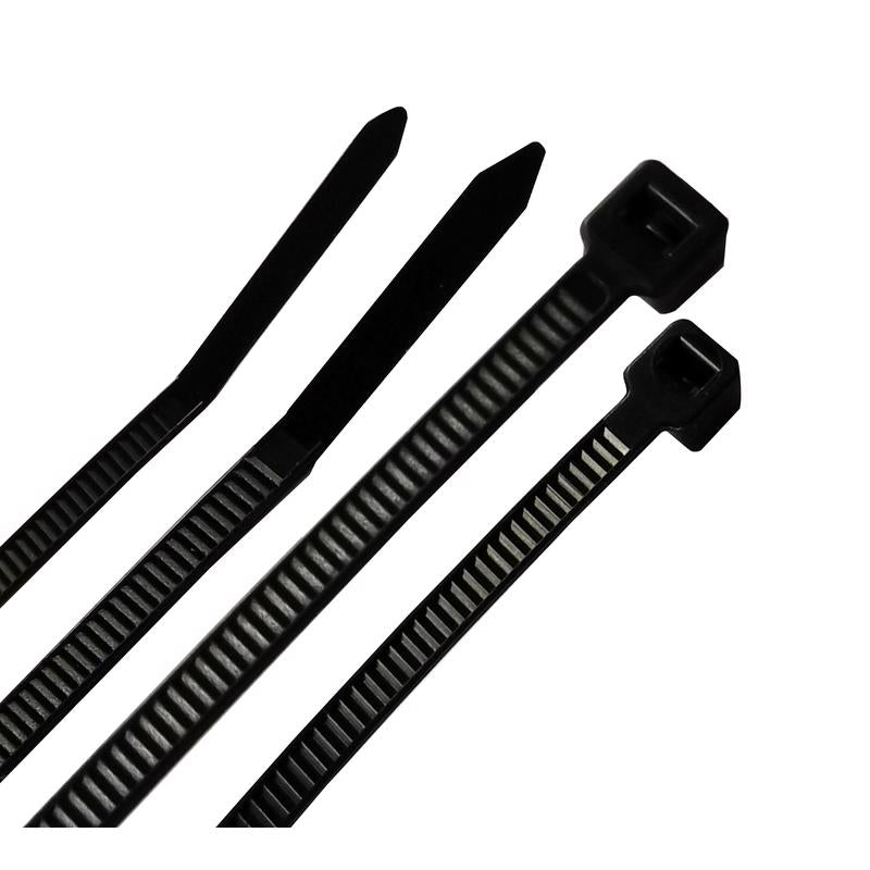 Steel Grip 4 and 8 in. L Black Cable Tie 200 pk