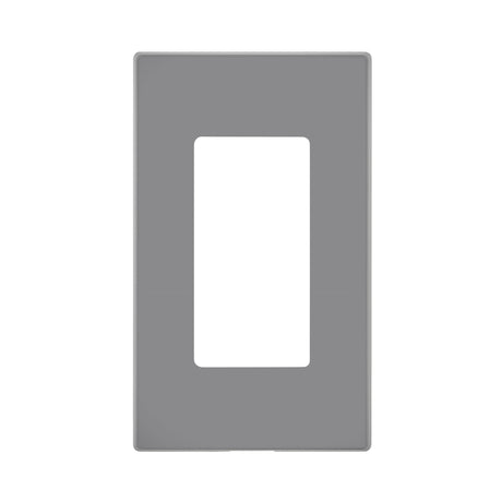 Leviton Decora Light Gray 1 gang Polycarbonate Decorator Screwless Wall Plate 1 pk