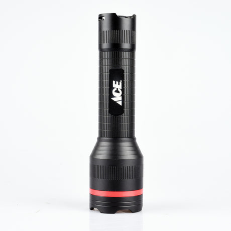 Ace 270 lm Black/Red LED Flashlight AAA Battery