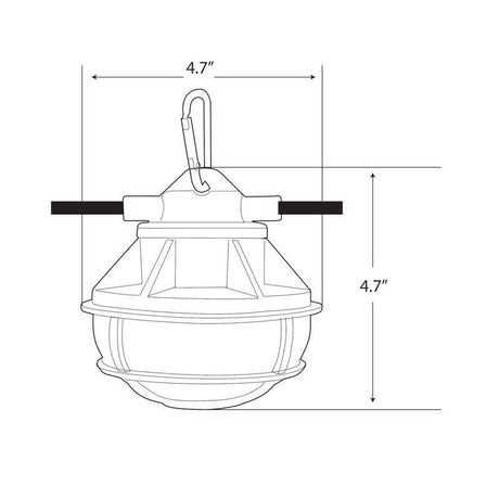Feit Pro Series 8000 lm LED Corded String/Linkable Work Light