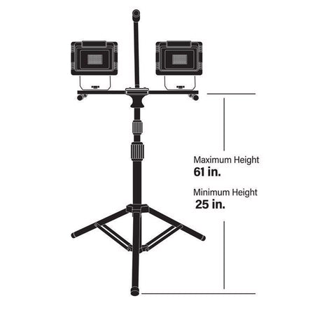 Feit Pro Series 12000 lm LED Corded Tripod Work Light