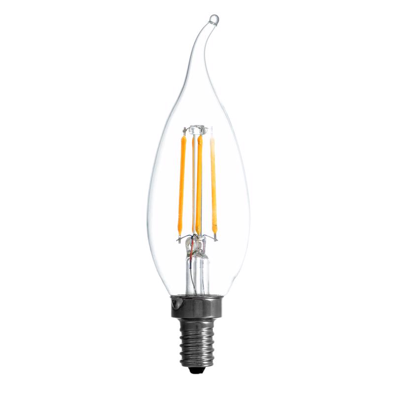 Sylvania Truwave B10 E12 (Candelabra) LED Bulb Soft White 60 Watt Equivalence 2 pk