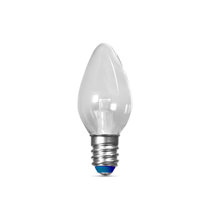 Feit C7 E12 (Candelabra) LED Bulb Blue 0.5 Watt Equivalence 2 pk
