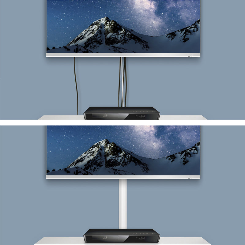 D-Line 39 in. L White PVC Cord Cover