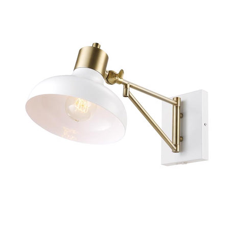 Globe Electric Berkeley 1-Light Polished Brass Wall Sconce