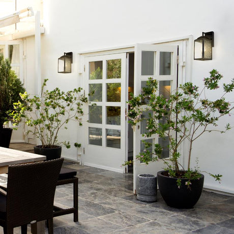 Globe Electric Miller 1-Light Black Downlight Wall Sconce