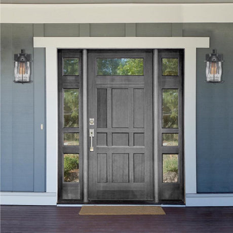 Globe Electric Donovan 1-Light Bronze Downlight Wall Sconce