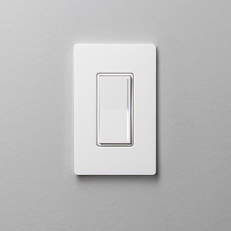 Lutron Sunnata 1.25 amps Single Pole 3-Way Dimmer Switch White 1 pk