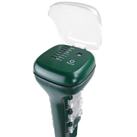 Prime Outdoor 6 Outlet Photocell Power Stake Timer 125 V Green