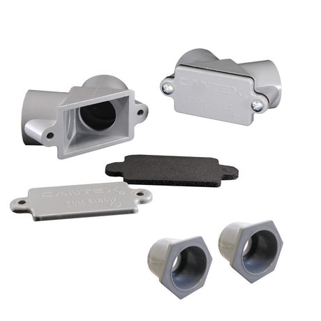 Cantex 3/4 in. D PVC Pull Elbow For PVC 1 pk