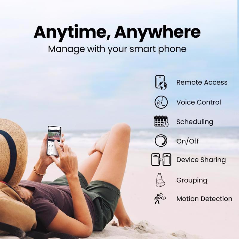 Feit Smart Home A23 E26 (Medium) Smart-Enabled LED Bulb Daylight 40 Watt Equivalence 1 pk