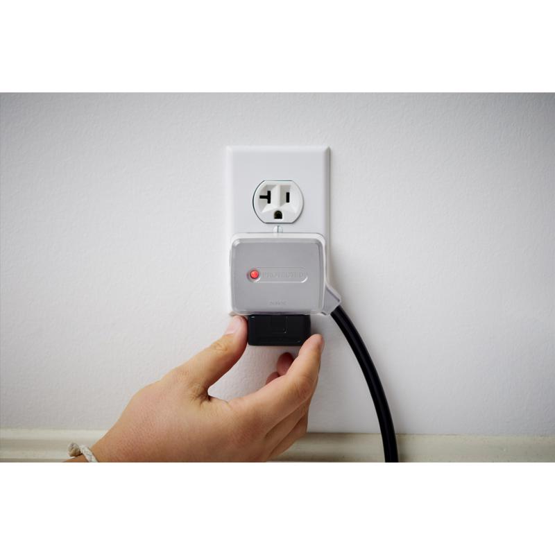 Charg 10 ft. L 7 outlets Surge Protector Black 1000 J