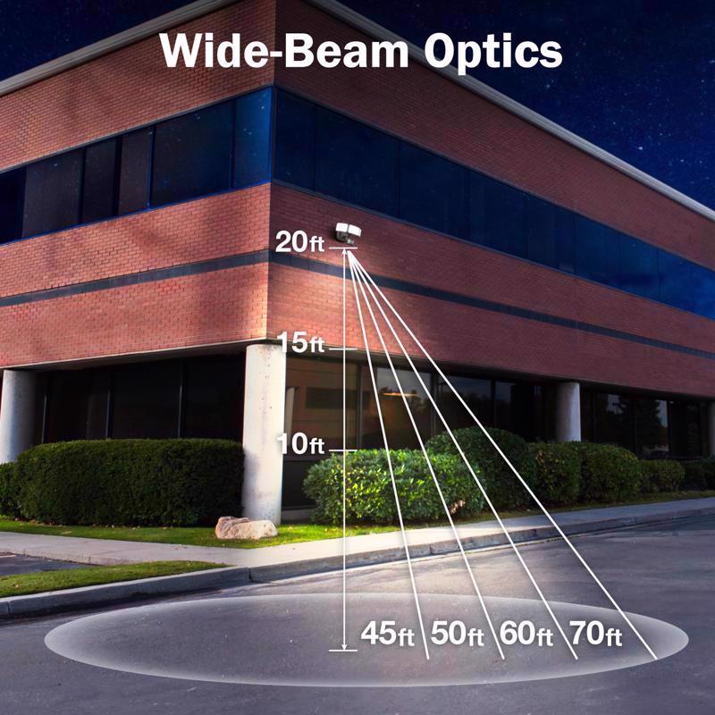 Feit Motion-Sensing Hardwired LED Bronze Security Floodlight