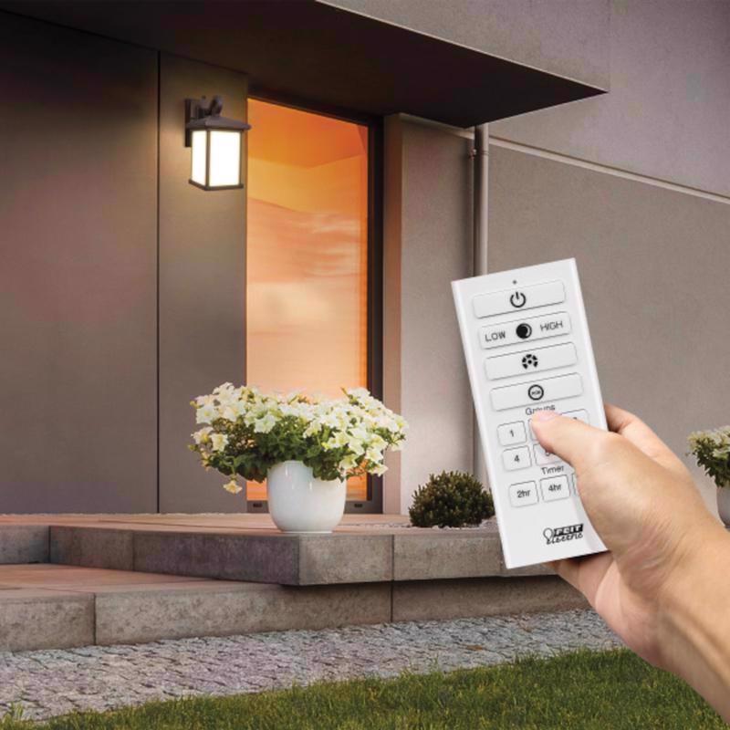 Feit OneSync Bronze Dusk to Dawn LED Wall Lantern