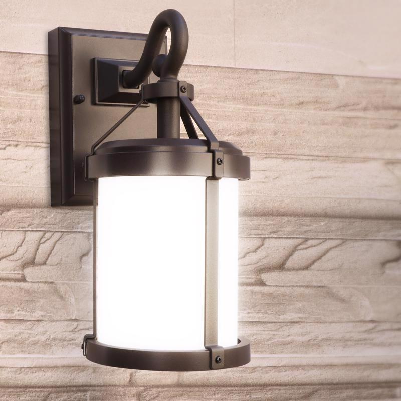 Feit Smart Home Bronze Dusk to Dawn LED Wall Lantern