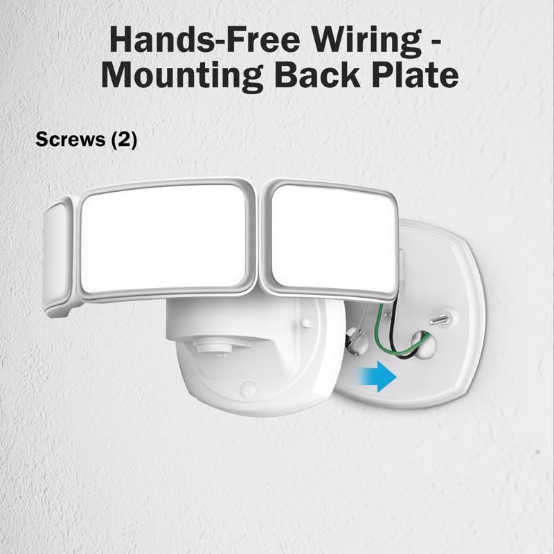 Feit Dusk to Dawn Hardwired LED White Security Floodlight