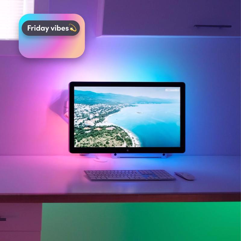 LIFX Smart Home 40 in. L Color Changing Plug-In LED Smart-Enabled Tape Light 1 pk