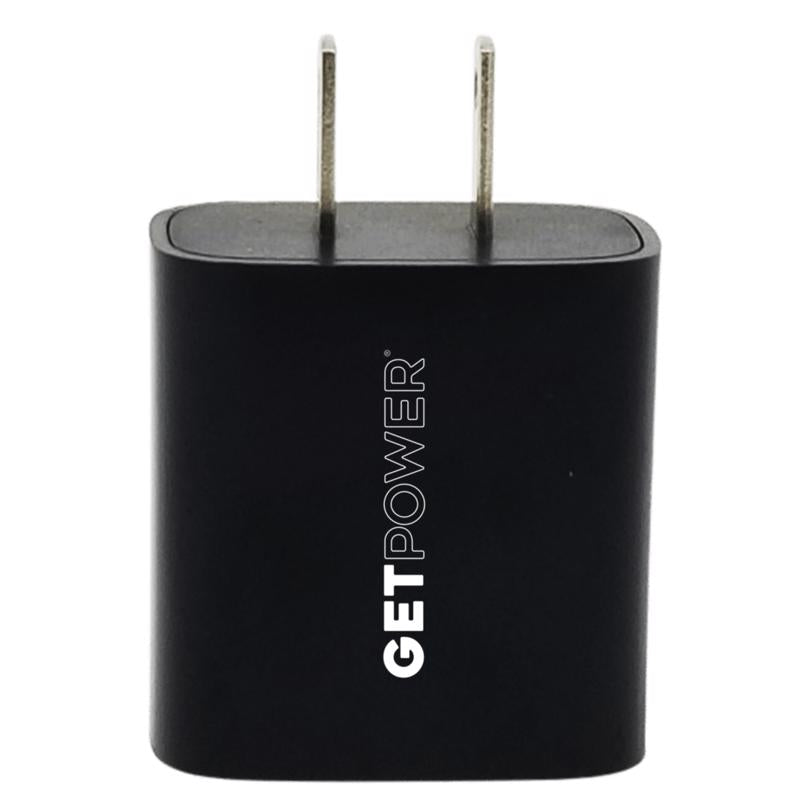 GetPower Black Plug-In USB PD Charger For Universal, Pack of 30