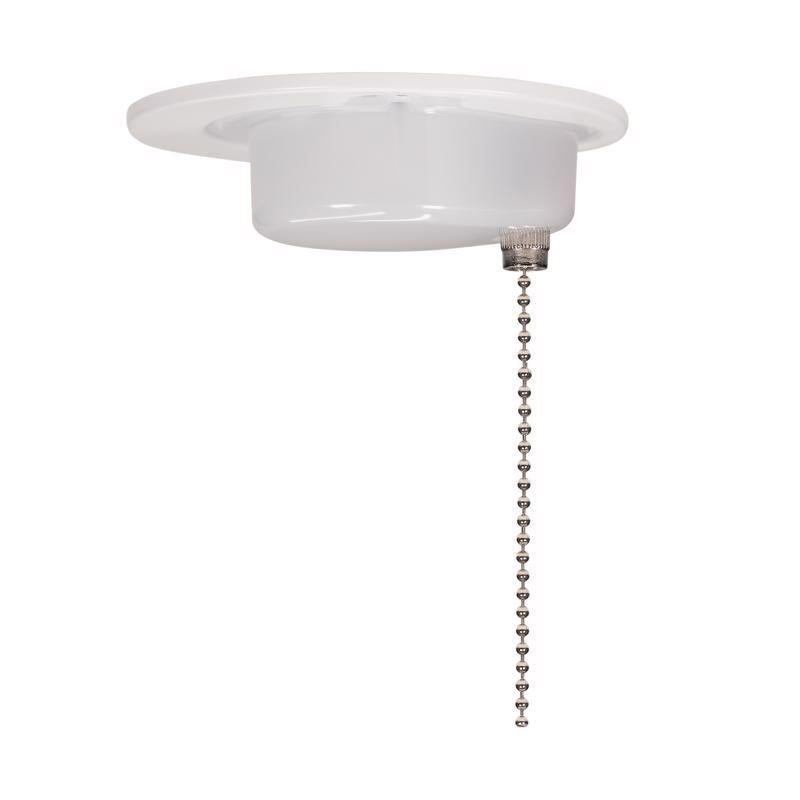ETI 1.76 in. H X 4.72 in. W X 4.72 in. L White Ceiling Light