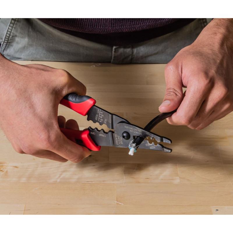 Gardner Bender 1-1/4 in. L Black/Red Coaxial Cable Stripper