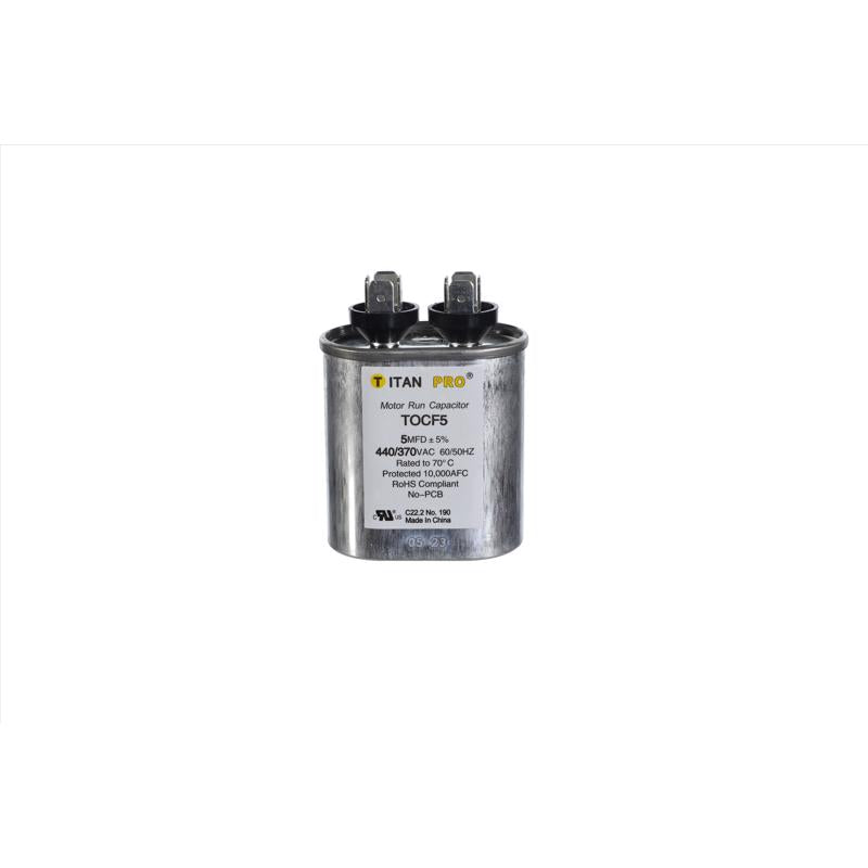 Titan Pro 5 MFD 440 V Oval Run Capacitor