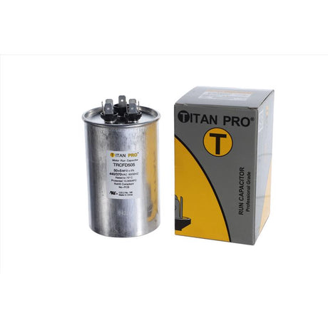 Titan Pro 50+5 MFD 440 V Round Run Capacitor