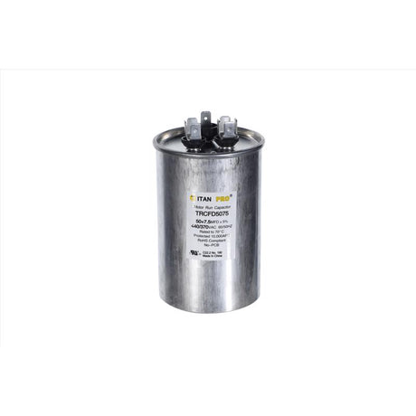Titan Pro 50+7.5 MFD 440 V Round Run Capacitor
