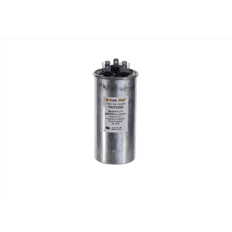Titan Pro 35+5 MFD 440 V Round Run Capacitor