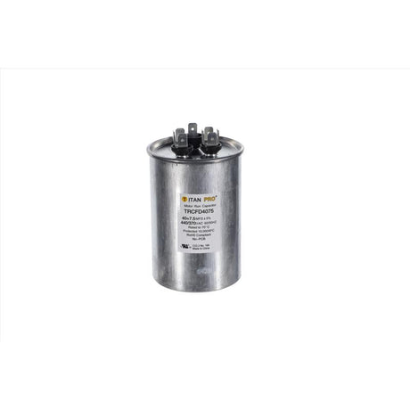 Titan Pro 40+7.5 MFD 440 V Round Run Capacitor
