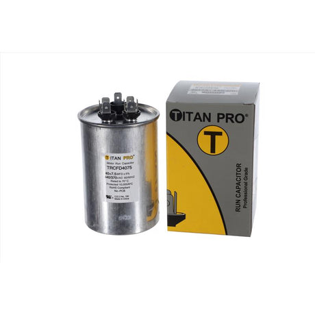 Titan Pro 40+7.5 MFD 440 V Round Run Capacitor