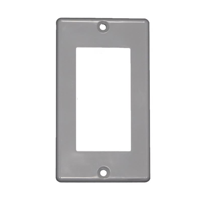 Cantex EZ Box Rectangle Thermoplastic 1 gang 4.29 in. H X 2.360 in. W GFCI Cover