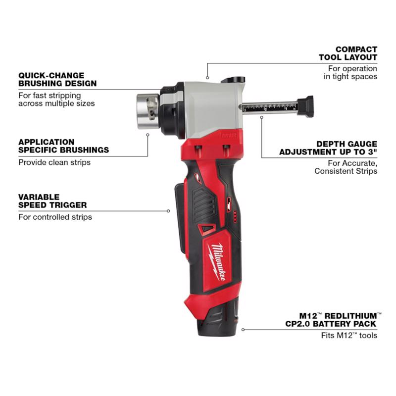 Milwaukee M12 Cable Stripper Kit