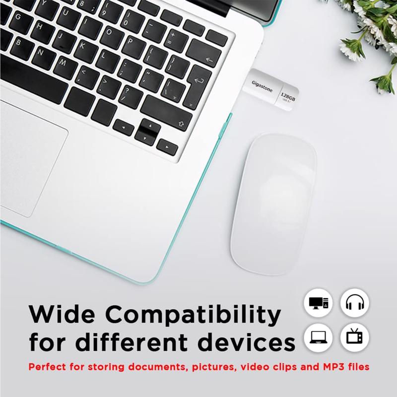 Gigastone Flash Drive 128 GB 1 pk