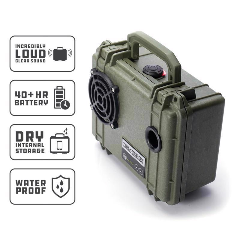 DemerBox DB1 Wireless Bluetooth Weather Resistant Portable Speaker