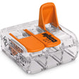 WAGO 221 Series 3 Port Lever Cable Connector 50 pk