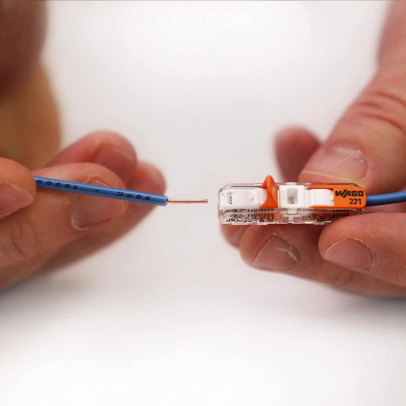 WAGO 221 Series Locking Cable Splicer/Reducer 10 pk