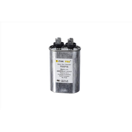 Titan Pro 15 MFD 440 V Oval Run Capacitor